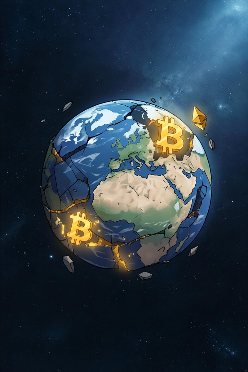 perkinscr97's tweet photo. Last week, the @wef made one thing clear: the "Rules-Based International Order" as we know it is officially dead.

In 2026, we have entered the era of Realpolitik: a world governed not by shared values, but by power, leverage, and national self-interest.

This shift is the lens through which markets must now be viewed.

Ideology and values are out. Territory and resource acquisitions are in focus; old alliances are in question. Across the globe, leaders are consolidating power. The world is pivoting from a post-war world to a pre-war posture.

And despite the near term volatility driven by the uncertainty of this transition, one thing is abundantly clear:

The TRUSTLESS, PERMISSIONLESS and GLOBAL capabilities of blockchains, cryptocurrencies and tokenization become more valuable than ever.

Uncertainty during a transition of this magnitude certainly leads to near term volatility. It feels similar to the early Covid era--when volatility dominated the crypto space. But, we all know what happened next...

In short, a realpolitik world order offers the ideal conditions for crypto to reach its full potential.