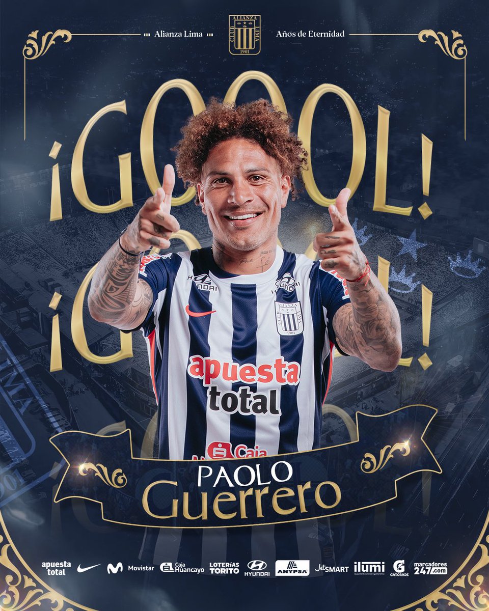ClubALoficial's tweet photo. 🏆 Noche Blanquiazul 2026

@ClubALoficial 1-0 @InterMiamiCF 

29’. PT | G⚽L DE PAOLO GUERRERO. 

El de siempre. 💙 https://t.co/of1UciKRuO