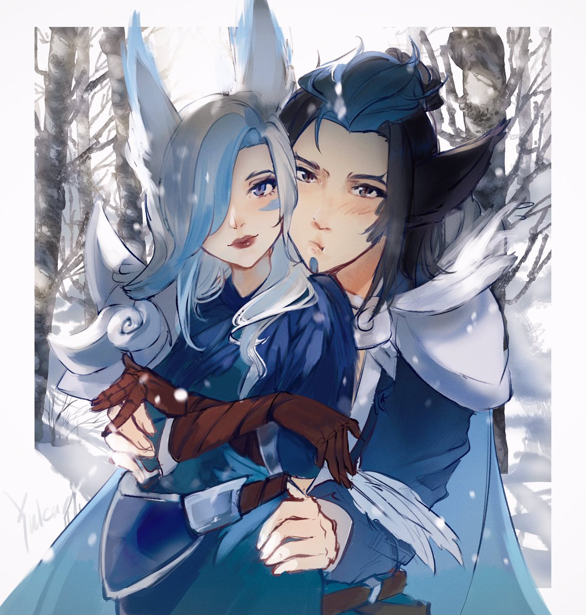 My lover's heart is lighter than a feather.

Drew SSG #xayah and #rakan