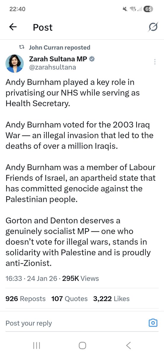 Ffs Andy. Had some faith in  you. Gone.