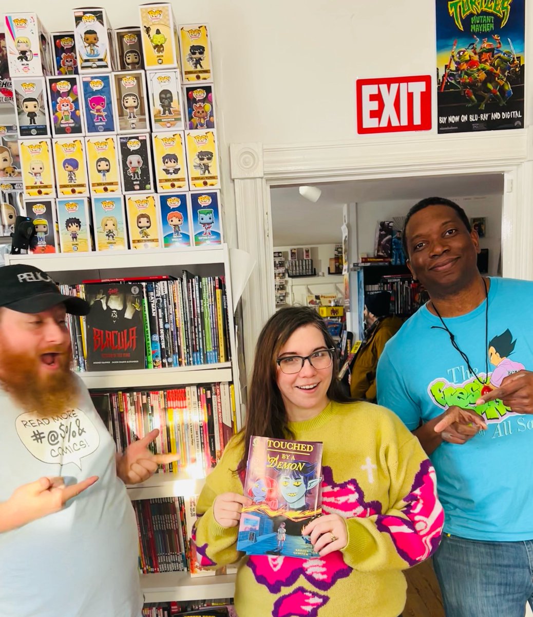 Kristen Gudsnuk ECCC F2 artist alley tweet media