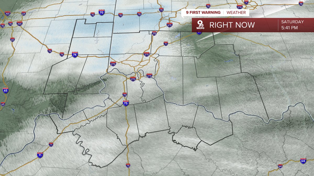 MarkStitz's tweet image. 9 First Warning: Light snow is reaching the ground in spots around the Tri-State. A couple of inches by midnight and as much as 5"-6" on Sunday morning. #wcpo