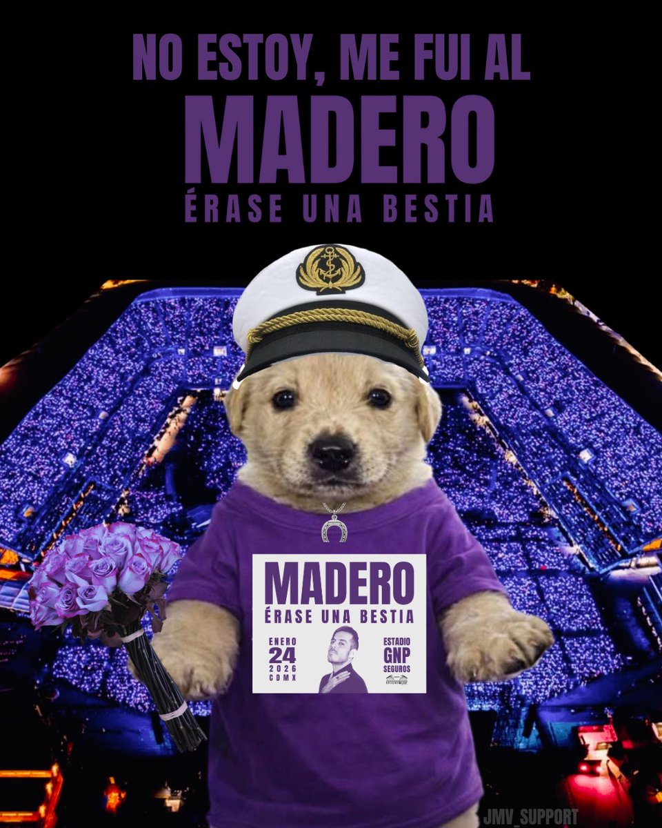 NO ESTAMOS, NOS FUIMOS A MADERO: ÉRASE UNA BESTIA EN EL ESTADIO GNP SEGUROS 💜

<a href="/jose_madero/">MADERO</a> <a href="/ClassMusic/">Class Music</a>