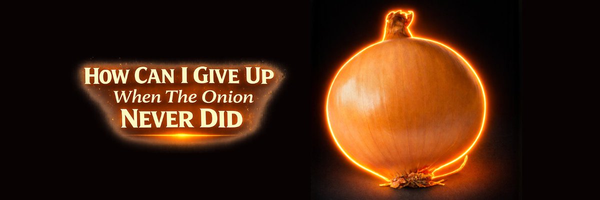 banesthemane's tweet photo. This Clip of an Onion in a race has been going viral and sends a similar motivational message as the Penguin.

How Can You Give Up When The $Onion Never Did?

ca: 2oJLZbTurpA5mRAjz8zkLSxC1P87pNdeQYMtQn8Tpump

https://t.co/TVJZzWc9ok

https://t.co/TS0VRni8cX https://t.co/hUhusNlsWN