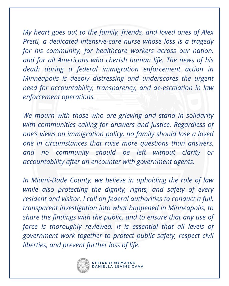 Daniella Levine Cava tweet media