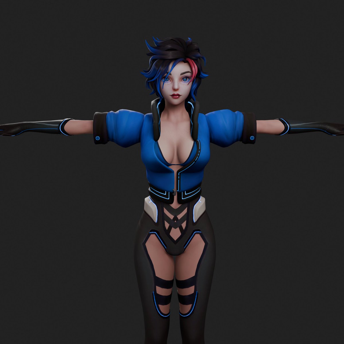 Fortune is pretty much done just have to make a test render and shes ready to go. 
#subverse