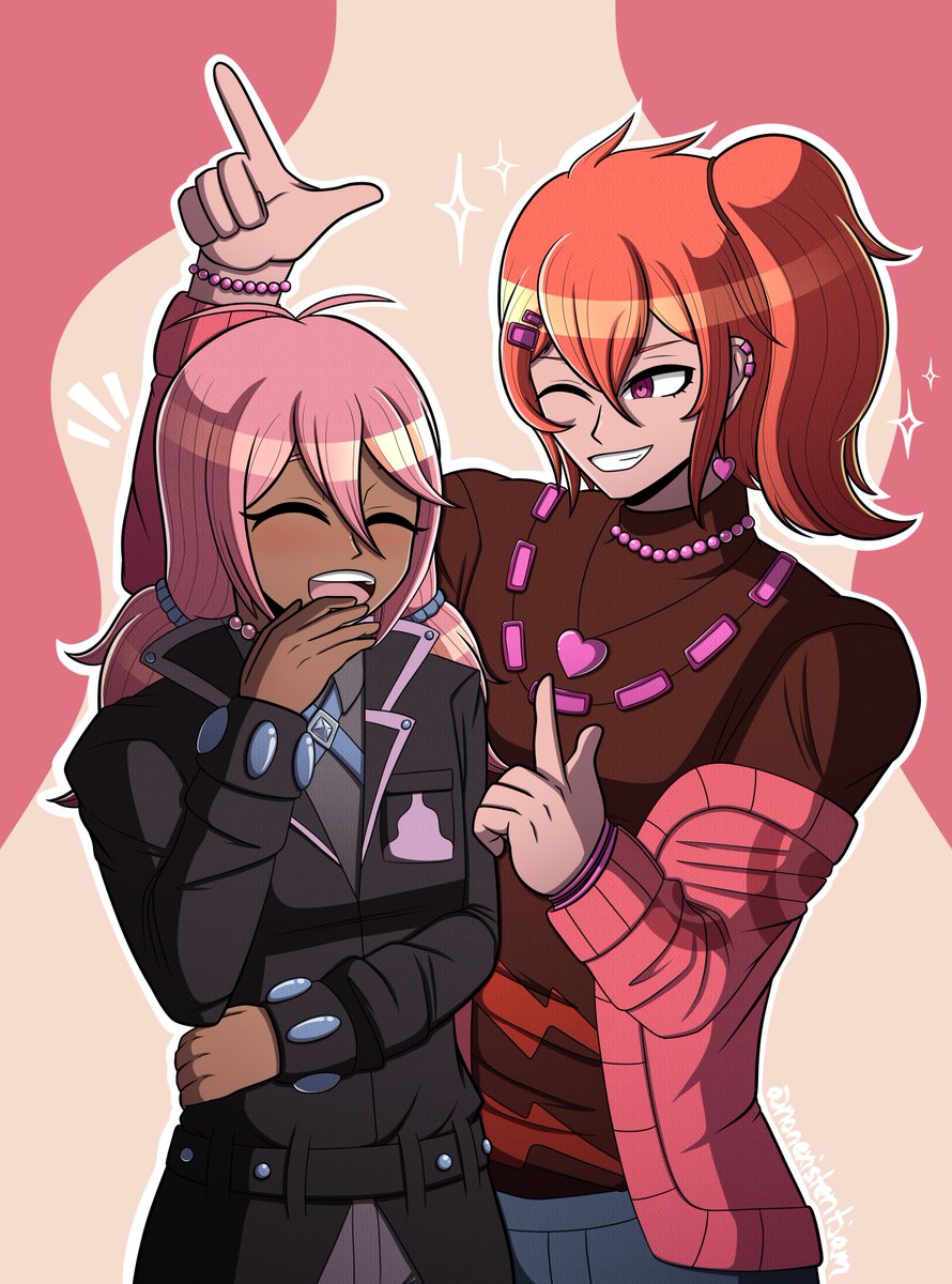 Recently finished Jikoronpa, so I drew my two favorites because I am super normal and sane about them:3

#jikoronpa
