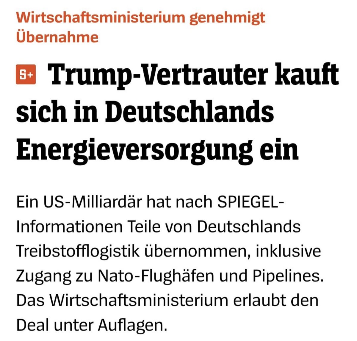 Frau Ministerin, Chapeau! 👏

<a href="/BMWE_/">Bundesministerium für Wirtschaft und Energie</a>⁩ wer sagt’s ihr? 

Deutschland hat fertig.
