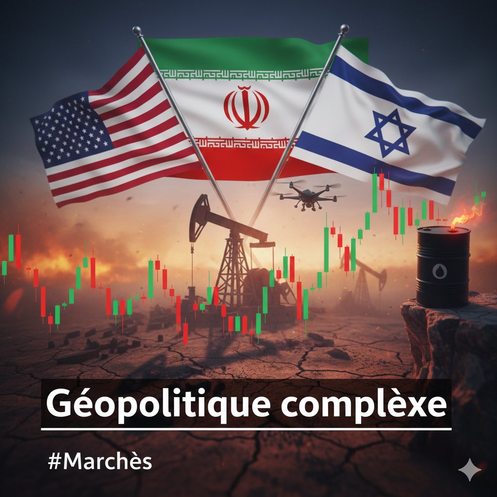 CryptoAP's tweet image. Tensions Iran-USA-Israël : Le Moyen-Orient reste une poudrière. 🔥 Si le pétrole est sous surveillance constante, les marchés s'interrogent sur la stabilité régionale. Une géopolitique complexe qui dicte la prudence sur les actifs risqués.  #Géopolitique #Marchés #Iran #Israël
