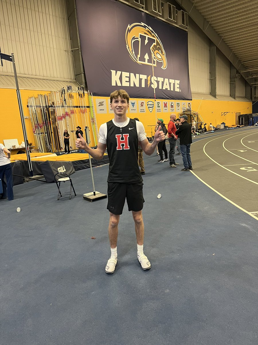 HSD_TrackField's tweet image. It was a great day for senior jumper, Peter Krahe. He followed up his 3rd place finish in the LJ with a 3rd in the triple. Peter’s leap of 45’ 5” is his PR and also PA #7!!!  He hit at least 44’ 10” on 3 of 4 jumps and 45 twice! HUGE!!! @HSD_Athletics @BobGreenburg  @PennTrackXC