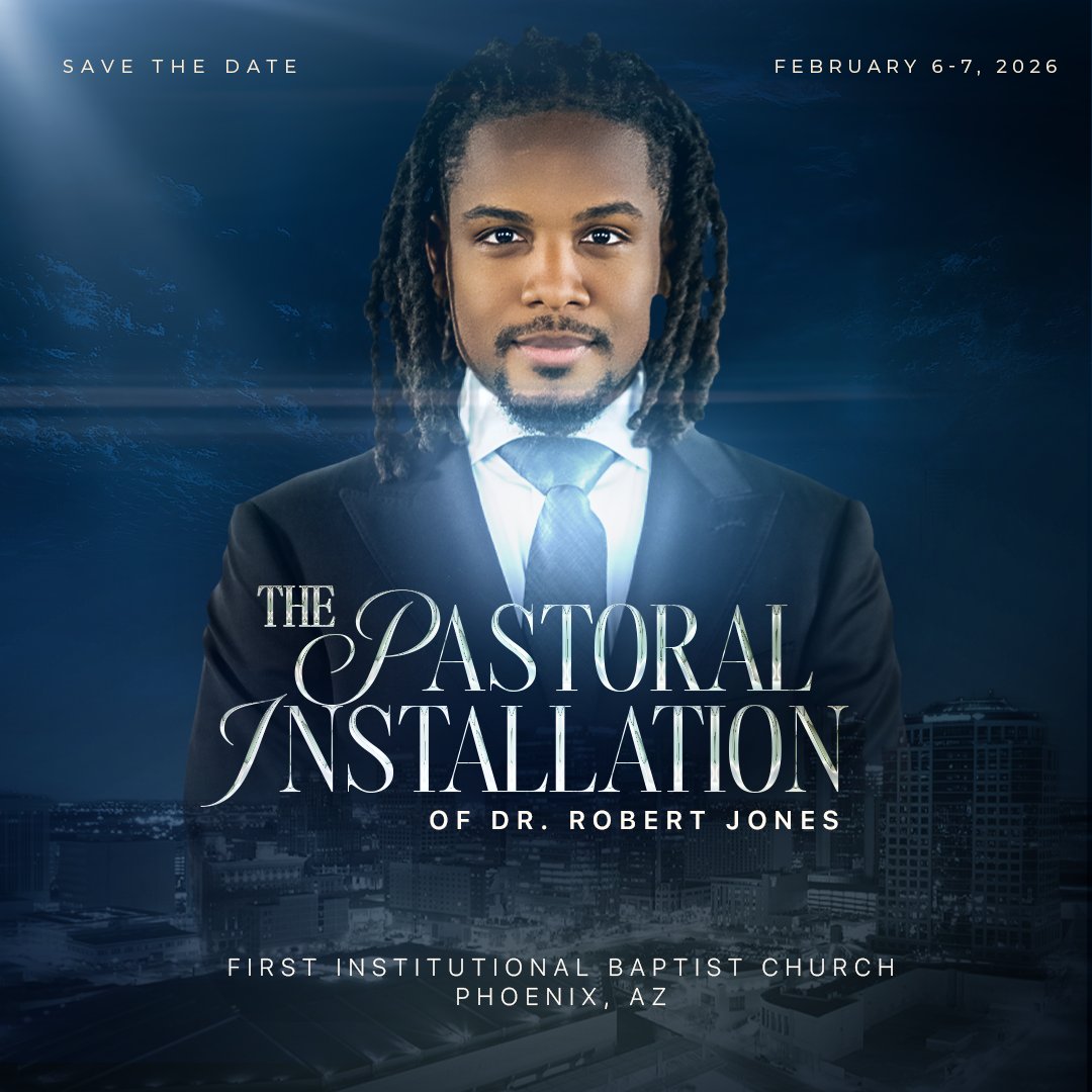 ⏰ We're counting down to the historic installation of Dr. Robert "Ty" Jones as our Senior Pastor and you can help us celebrate!
There's still time for you and place a celebration ad in the installation journal.
Get details 👉
ow.ly/wwVr50Y2W9G