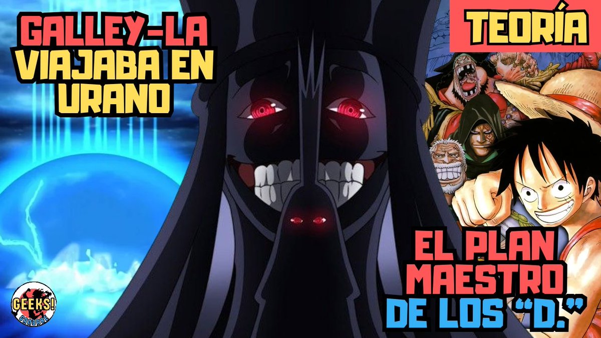 ¡Nueva teoría en el canal! El plan maestro de los "D." | Galley-La viajaba en el arma ancestral Urano.

Pueden ver el video acá:
youtu.be/KOw40n34Kc4

Si les gusta no olviden darle a like, suscribirse y compartir con sus amigos.

¡Muchas gracias! 😁🔥