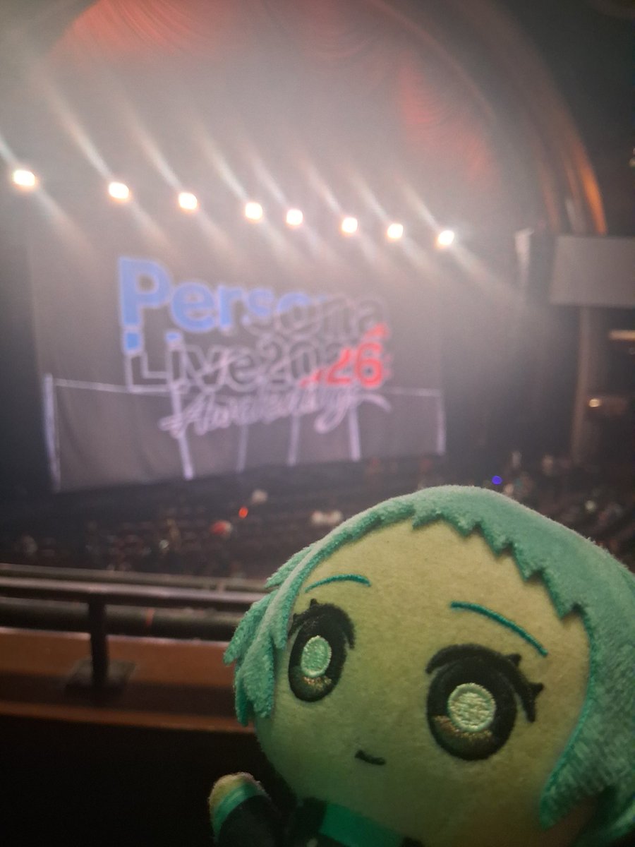Every persona fan should get themselves a mini-plush. A rite of initiation that makes the experience 100x better
#PersonaLive #P30th