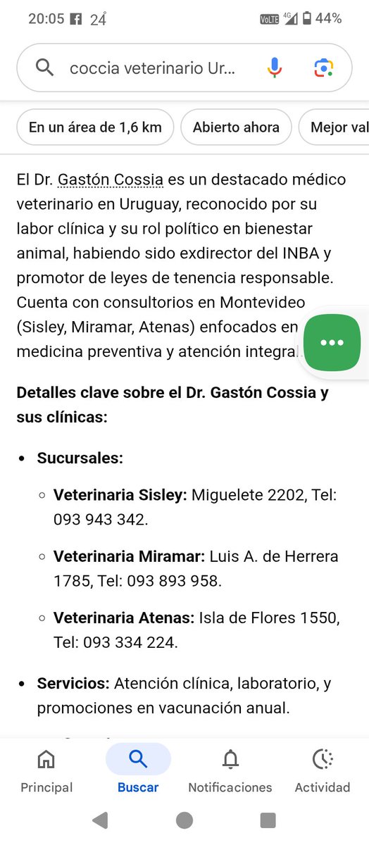 Este asesino lo protege el FA no vayan a las veterinarias solo un baño por demás si no trenes dinero por no saben no aparentas te mal tratan viejo pesado y demás Facultad Veterinaria protege y <a href="/INBA_uy/">Instituto Nacional de Bienestar Animal</a>