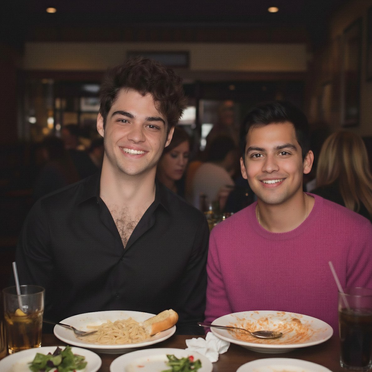 Nothing better to kick off the weekend than with good food and, of course, MY BABY LOVE! 🖤🩷