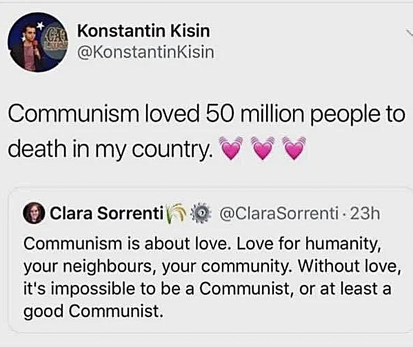LibertyCappy's tweet image. But let me guess, it wasn't real communism? 😏