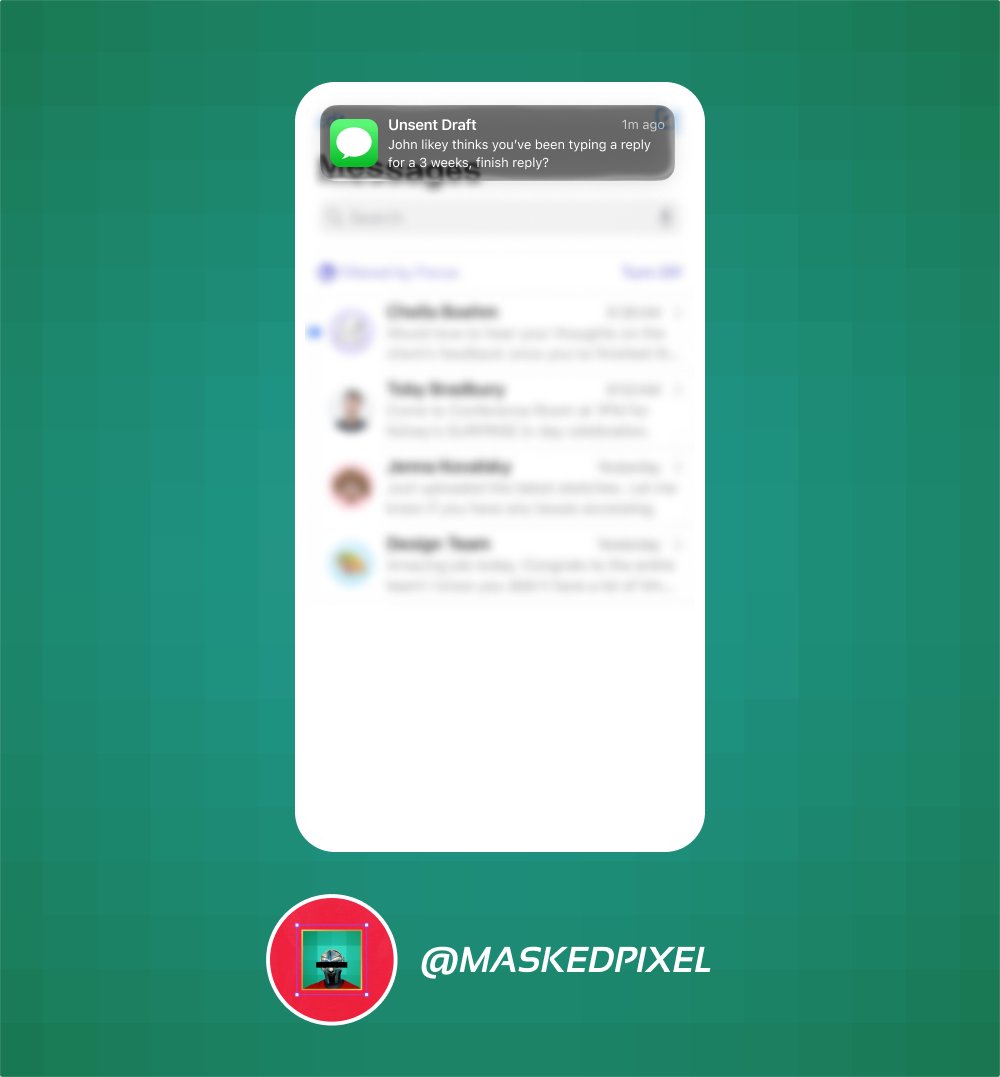 iMessage knows you are avoiding a reply...

#iMessage #iOS26 #UXDesign #ProductDesign #DesignTwitter