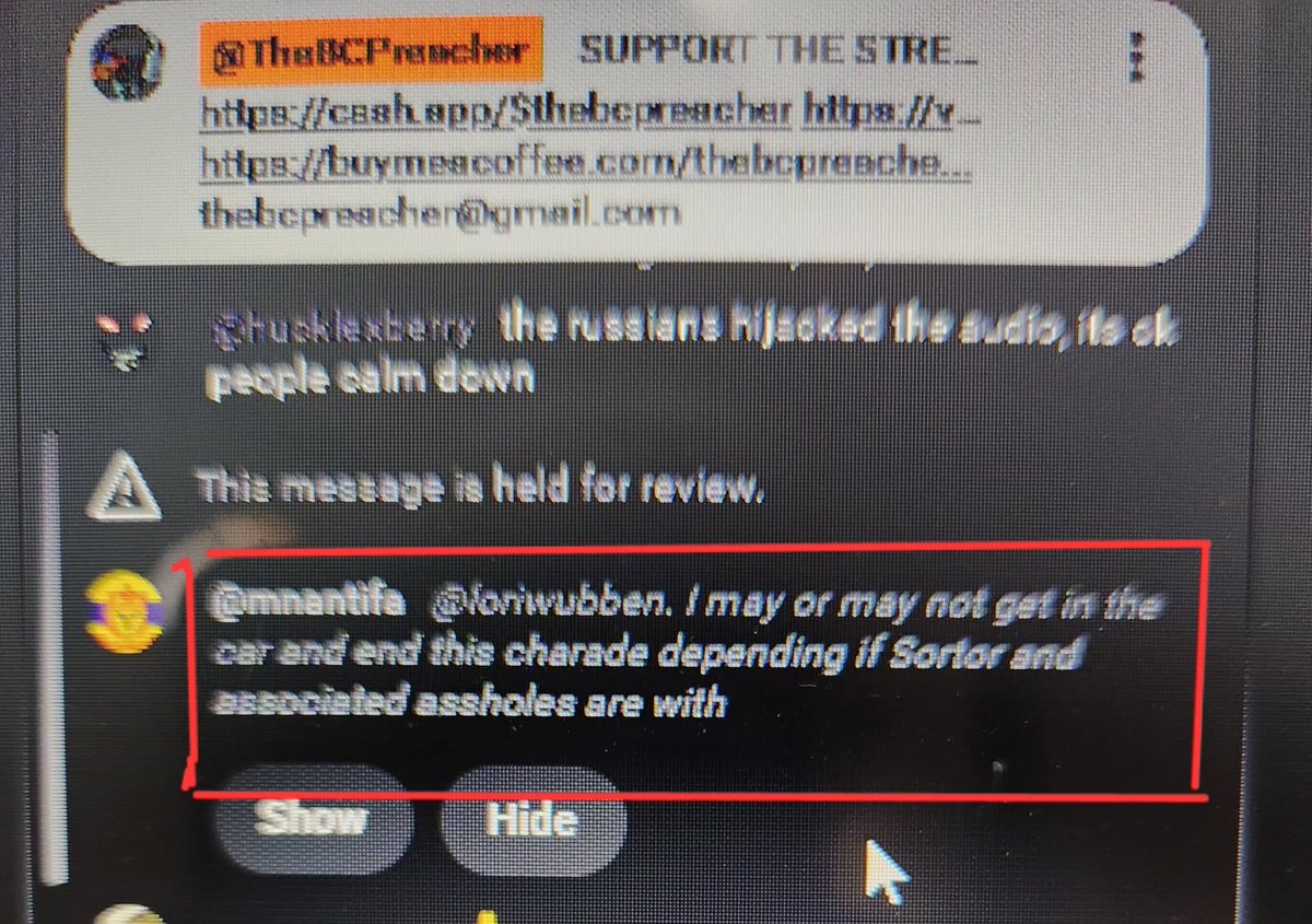 🚨BREAKING 

My presence, my existence, appears to bother people. So much for the LOVING left.
Threats are made to <a href="/camhigby/">Cam Higby 🇺🇸</a> and myself.
It's probably not the smartest thing to do. 
I'll continue to stream and share the truth. 
<a href="/FBI/">FBI</a>, <a href="/PamBondi/">Pam Bondi</a>, <a href="/AGPamBondi/">Attorney General Pamela Bondi</a>, <a href="/FBIDirectorKash/">FBI Director Kash Patel</a>,