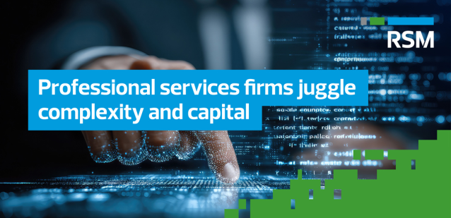 The next era of professional services will favor firms that manage complexity with discipline. RSM analysts examine how #AI adoption and capital strategy are reshaping growth. Explore the insights here: rsm.buzz/4k0P2YD