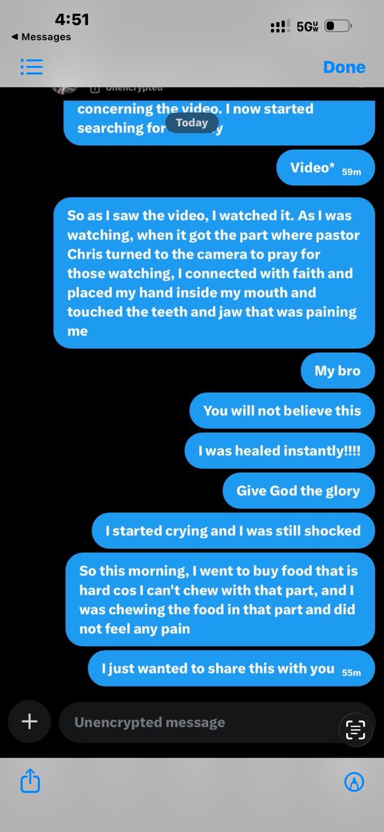 PereEgbi's tweet image. While some people watched that video and had many negative things to say about the Man of God, Pastor Chris commanding ten people on stretchers to get up and be healed in the name of Jesus, someone else watched the very same video with faith.

That person paid attention to the