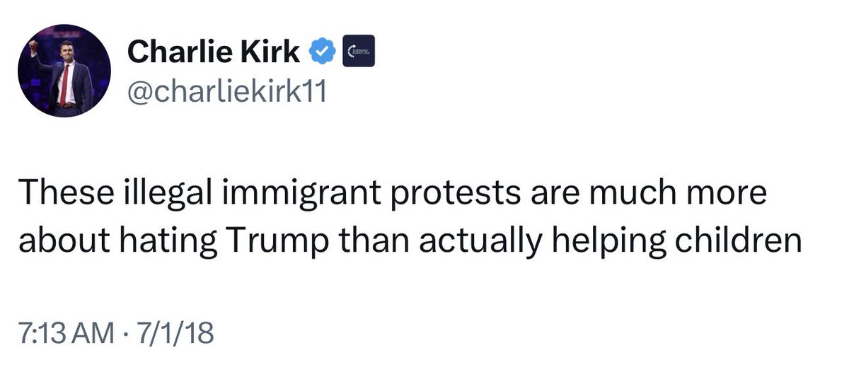 There really is a Charlie Kirk tweet for everything.