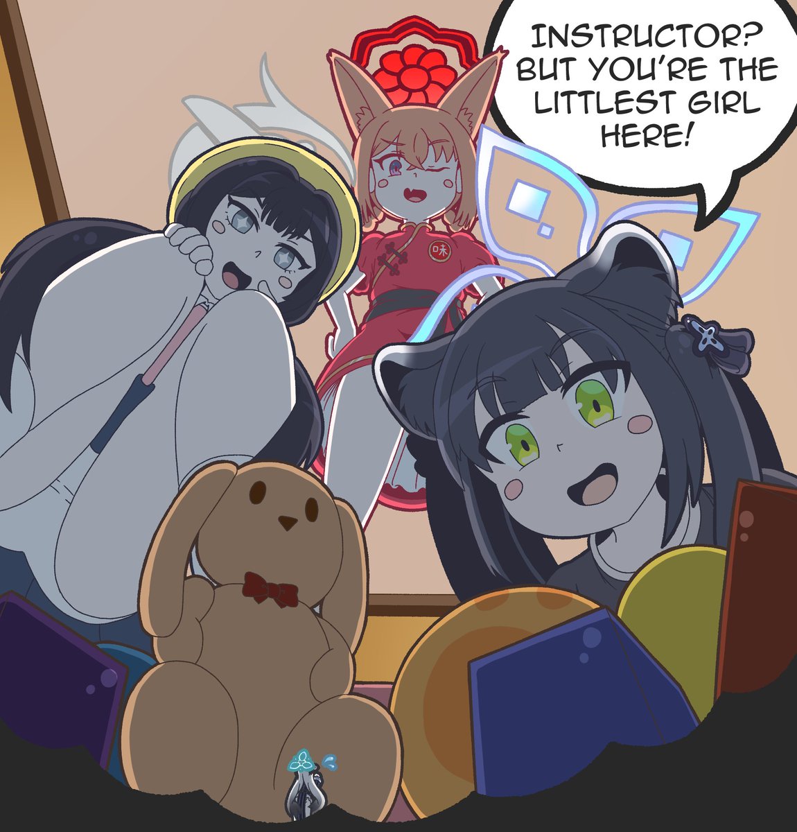 Oh no! How is Instructor Kokona meant to take care of her students now? (1/2)