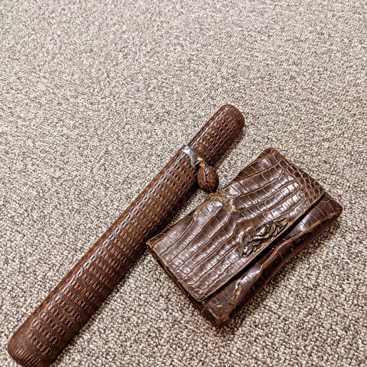 煙管 キセル 煙草入 タバコ入れ #古美術#骨董品#掛軸#書道具#茶道具