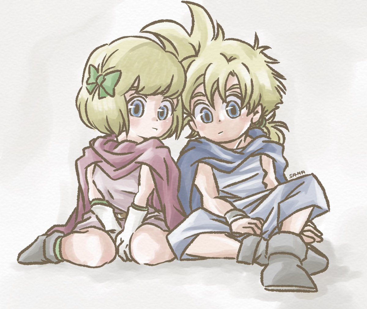 ふたごかわいいからずっと一緒にいて…