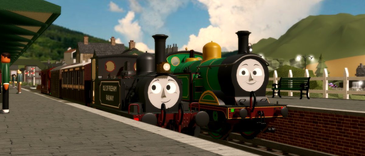Island Of Freeham Railway Roblox tweet media