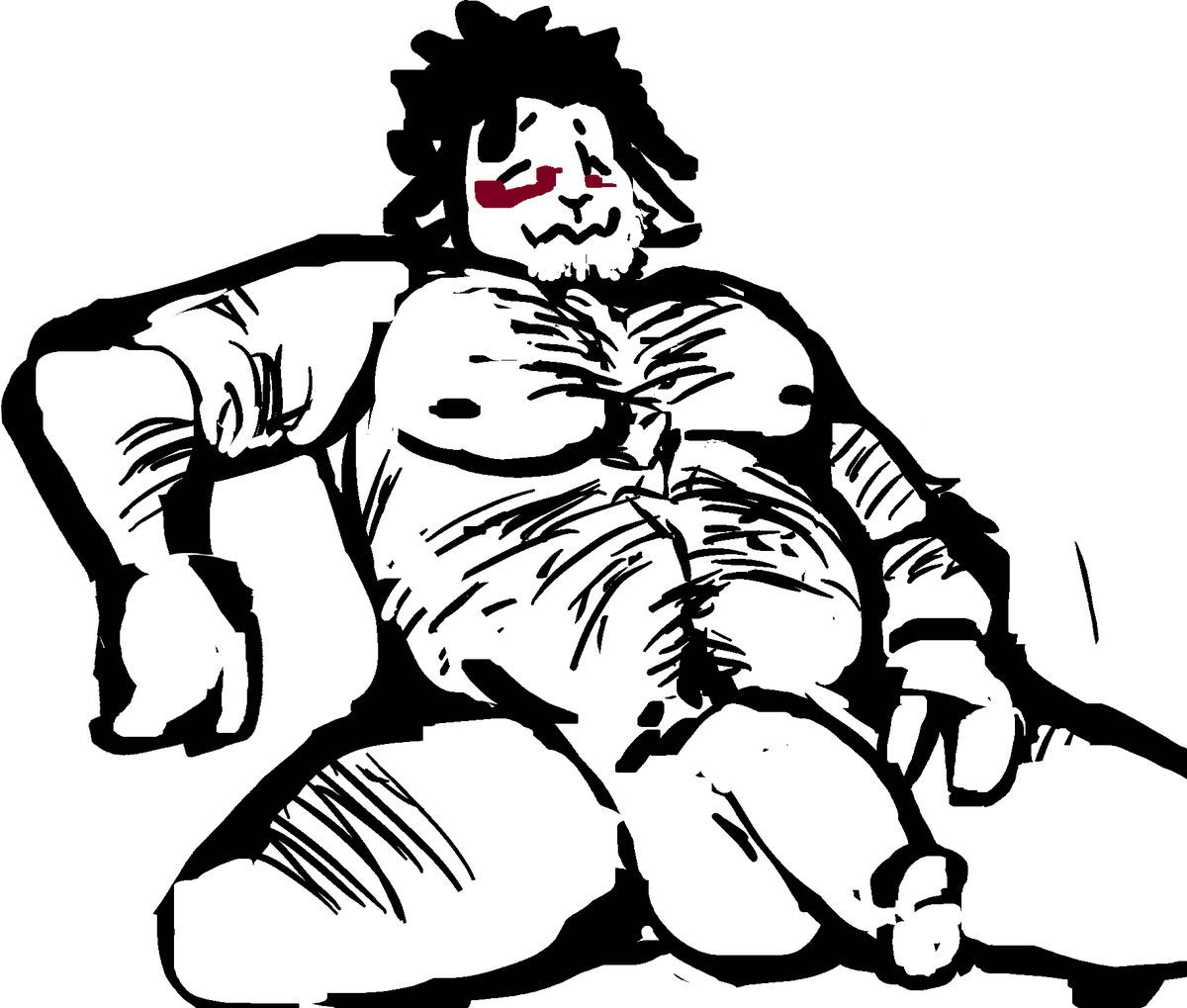 Decided to warm-up with my sona as Iʻm getting back to drawing
