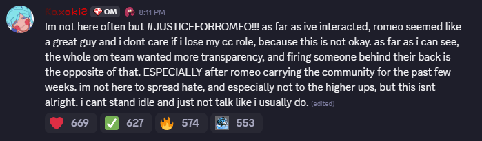 EsperSystem's tweet photo. Outcome Memories content creators risk their roles to speak out agaisnt Romeo being fired
#JUSTICEFORROMEO https://t.co/9IHhVmI1j9