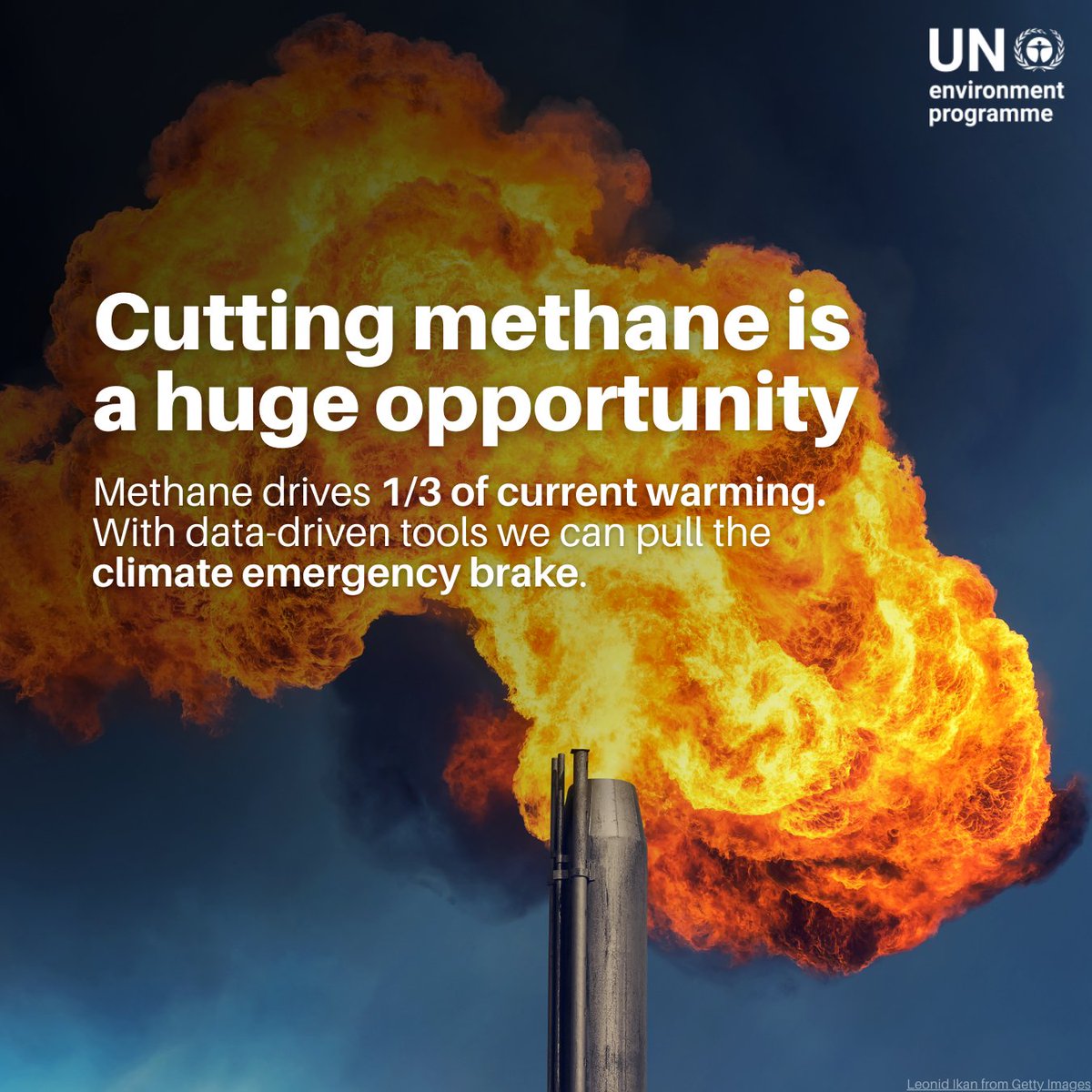 UNEP's tweet photo. Cutting methane is one of the fastest ways to slow warming.

UNEP’s Eye on Methane shows the data is here, but action isn’t.

Leaders must turn measurement into real cuts: https://t.co/tDKUCXetWe

#CutMethane https://t.co/hclAMB5uD4