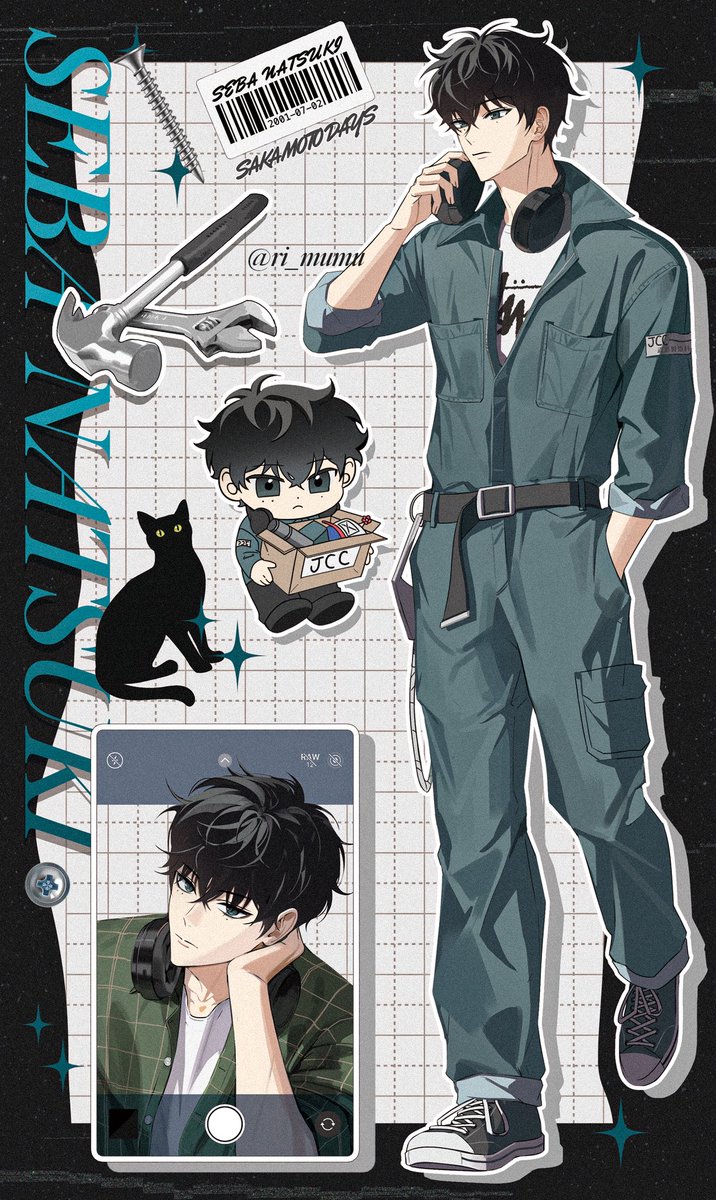 #sakamotodays 🐈🐈‍⬛