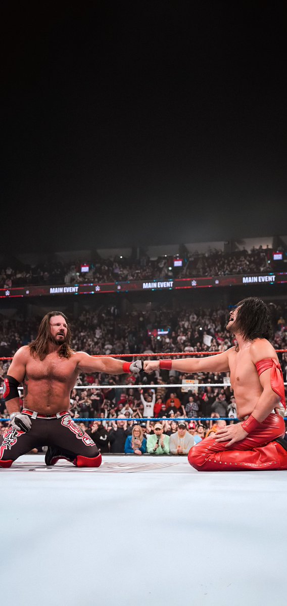 ItzVarun_____'s tweet image. AJ Styles &amp;amp; Shinsuke Nakamura Wallpaper!

#SNME
