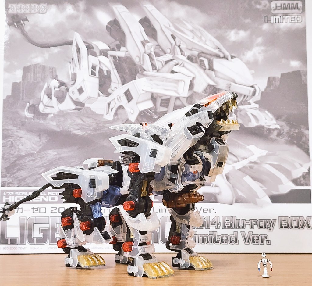 ゾイドライガーゼロ　２０１４　BLUーRAY　BOX クリアver. ゾイドライガーゼロBLU RAYクリアver. ゾイド新世紀/ZERO Blue-Ray BOX