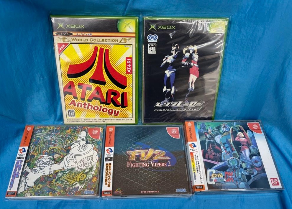 ドリームキャスト、XBOXのソフトをお買取りさせていただきました