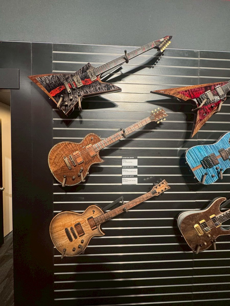 Exhibition Limitedなど、多彩なモデルの数々。 #namm2026