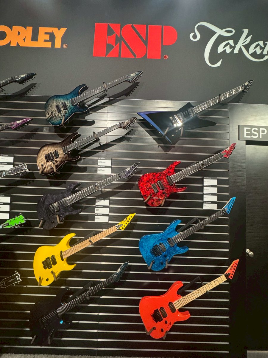 Exhibition Limitedなど、多彩なモデルの数々。 #namm2026