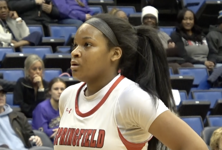 Channel1450com's tweet photo. Springfield's defense locked down Southeast while Malorie Harris and Aniyah Rhinehouse combined for 39 Senator points. 
Highlights from Springfield High's girls City title win in the Foot and Ankle Center of Illinois Game of the Week
https://t.co/P1QEl5zgBr https://t.co/RNhbtPumtF