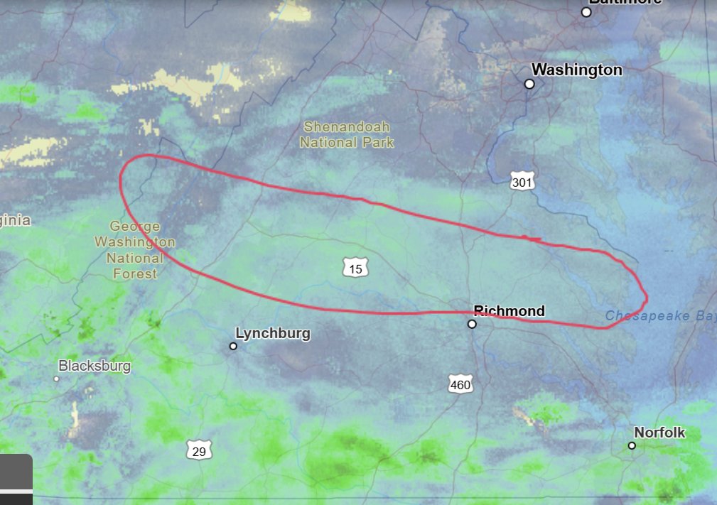FirstinWeather's tweet image. Starting to see some heavier rates build in central VA, which will start to make their way further north. Now it's all about how quickly we can light snow --&amp;gt; moderate rates in NOVA. Now just a waiting game. Will be interesting to see what we wake up to tomorrow!