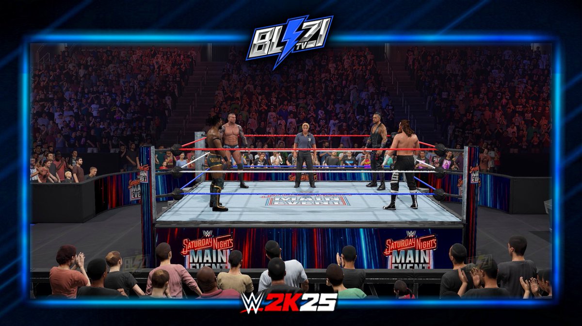 BliziTV's tweet image. 🚨 NEW UPLOAD ON #WWE2K25 COMMUNITY CREATIONS ! 

✭ #SaturdayNightsMainEvent ‘26 Arena (MOST ACCURATE)

➡️ Available on ALL PLATFORMS (PS4, PC, Xbox One, PS5, Xbox Series X/S) in « Show » &amp;amp; « Arena » sections ! 

🔎 Search Tags : BliziTV - SaturdayNightsMainEvent - SNME26

ENJOY