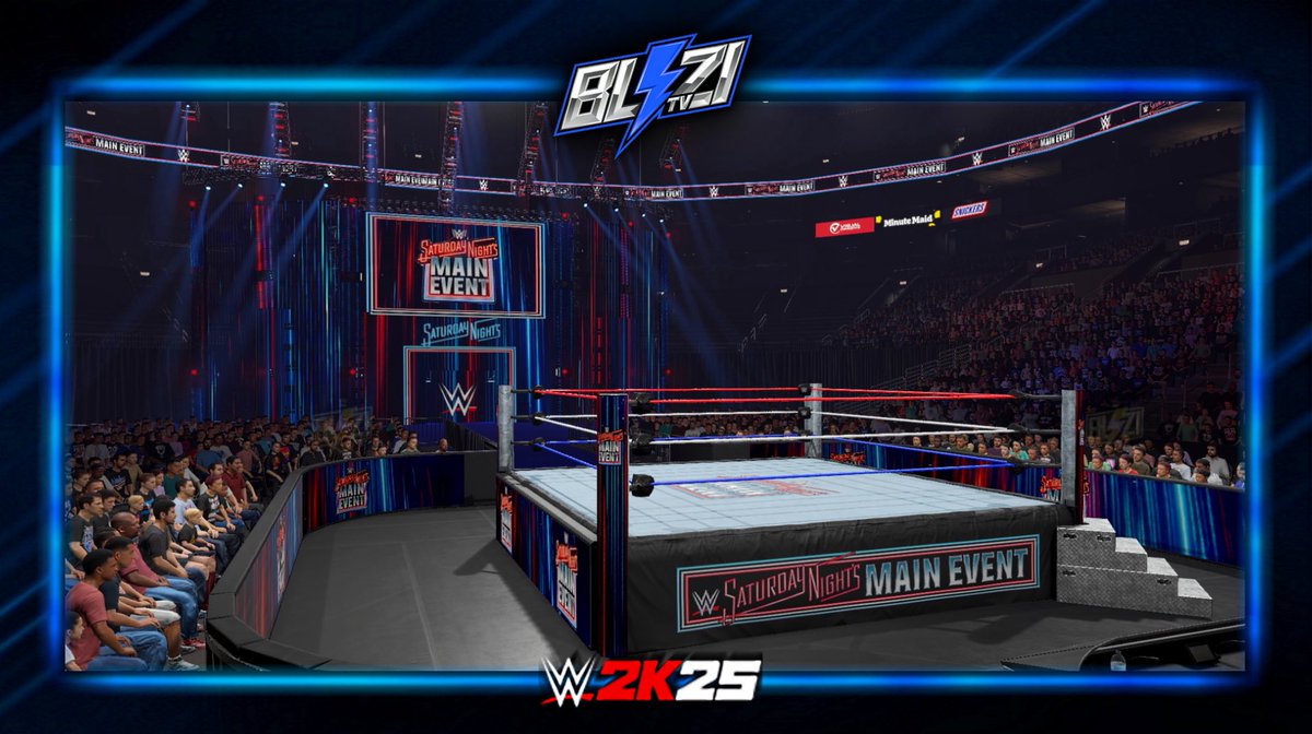 BliziTV's tweet image. 🚨 NEW UPLOAD ON #WWE2K25 COMMUNITY CREATIONS ! 

✭ #SaturdayNightsMainEvent ‘26 Arena (MOST ACCURATE)

➡️ Available on ALL PLATFORMS (PS4, PC, Xbox One, PS5, Xbox Series X/S) in « Show » &amp;amp; « Arena » sections ! 

🔎 Search Tags : BliziTV - SaturdayNightsMainEvent - SNME26

ENJOY
