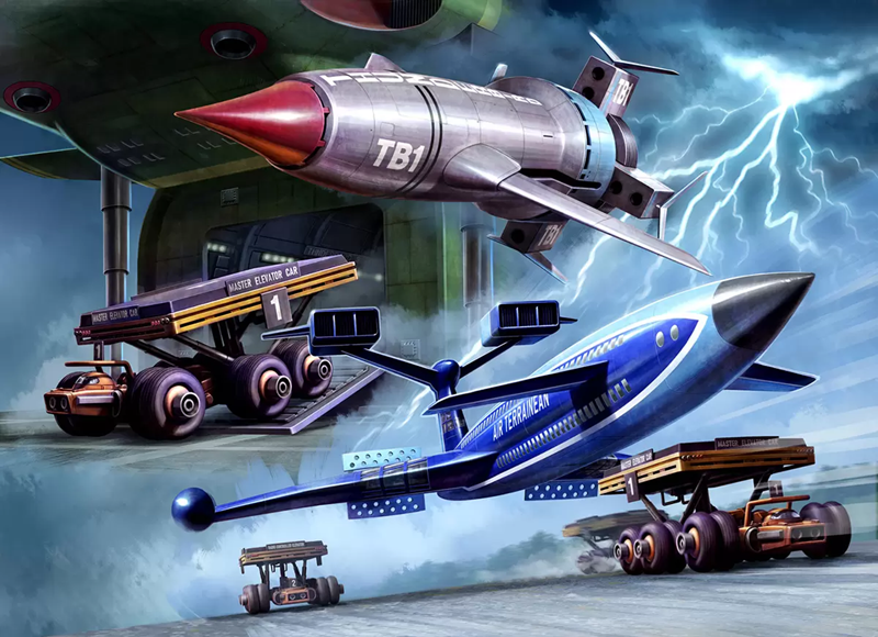 1月なので、1号の魅力を再確認！
最高速マッハ21.9。地球上のあらゆる現場へ1時間以内に急行＆狭ければ垂直着陸し、現場で指揮を執る。この完璧な初動こそ、IRの救助活動の決め手。写真はベルファイン社のプラキット「サンダーバードメカニックセレクションパート1」9,970円（税込）
#サンダーバード60