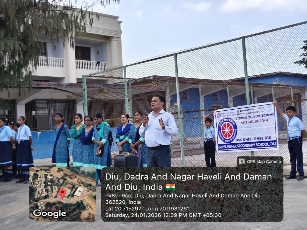 NSS Unit GHSS-Diu tweet media