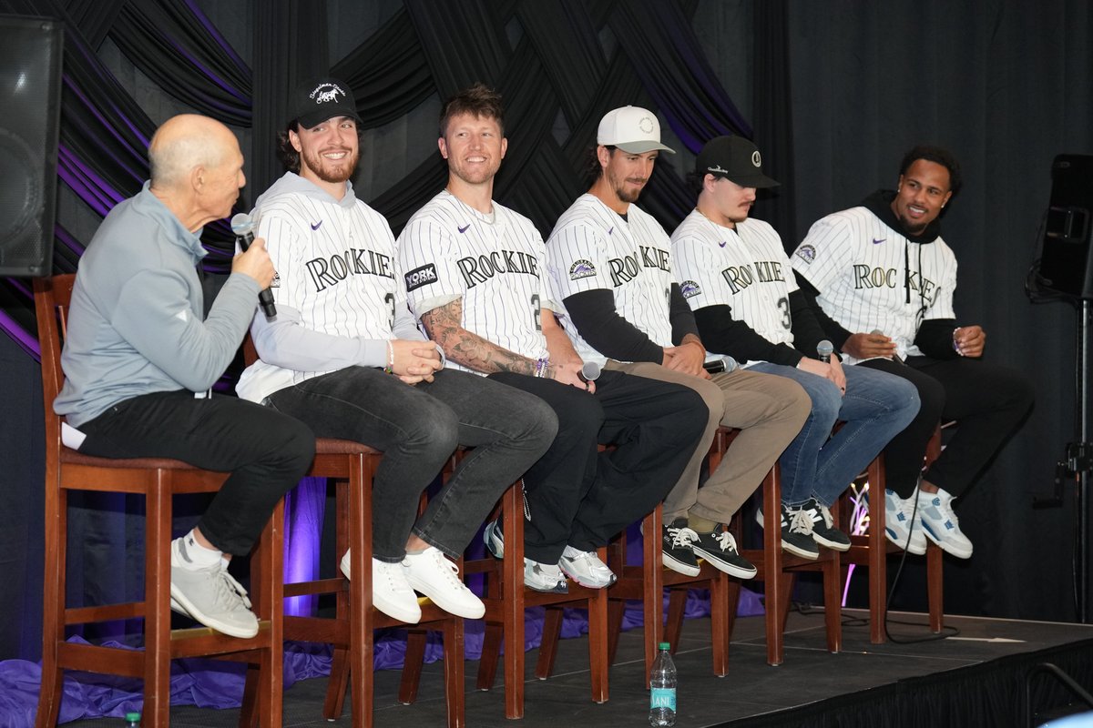 Rockies's tweet image. Hey Rockies fans, thanks for showing out today at Rockies Fest 🫶

With your help, we raised more than $150,000 for the Colorado Rockies Foundation which benefits our region's underprivileged and at-risk youth.