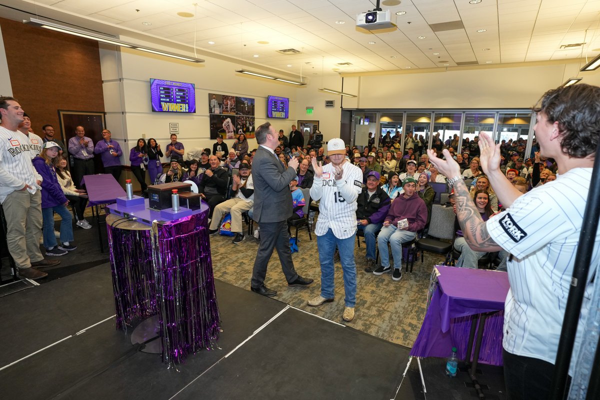 Rockies's tweet image. Hey Rockies fans, thanks for showing out today at Rockies Fest 🫶

With your help, we raised more than $150,000 for the Colorado Rockies Foundation which benefits our region's underprivileged and at-risk youth.