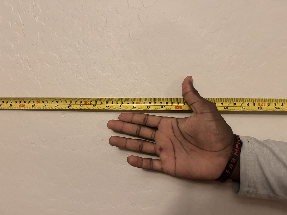 kadin_youn68818's tweet photo. Official measurement of my wing span 77 inches height 6”1 and weight is 190 https://t.co/D3gt4hwVpG
