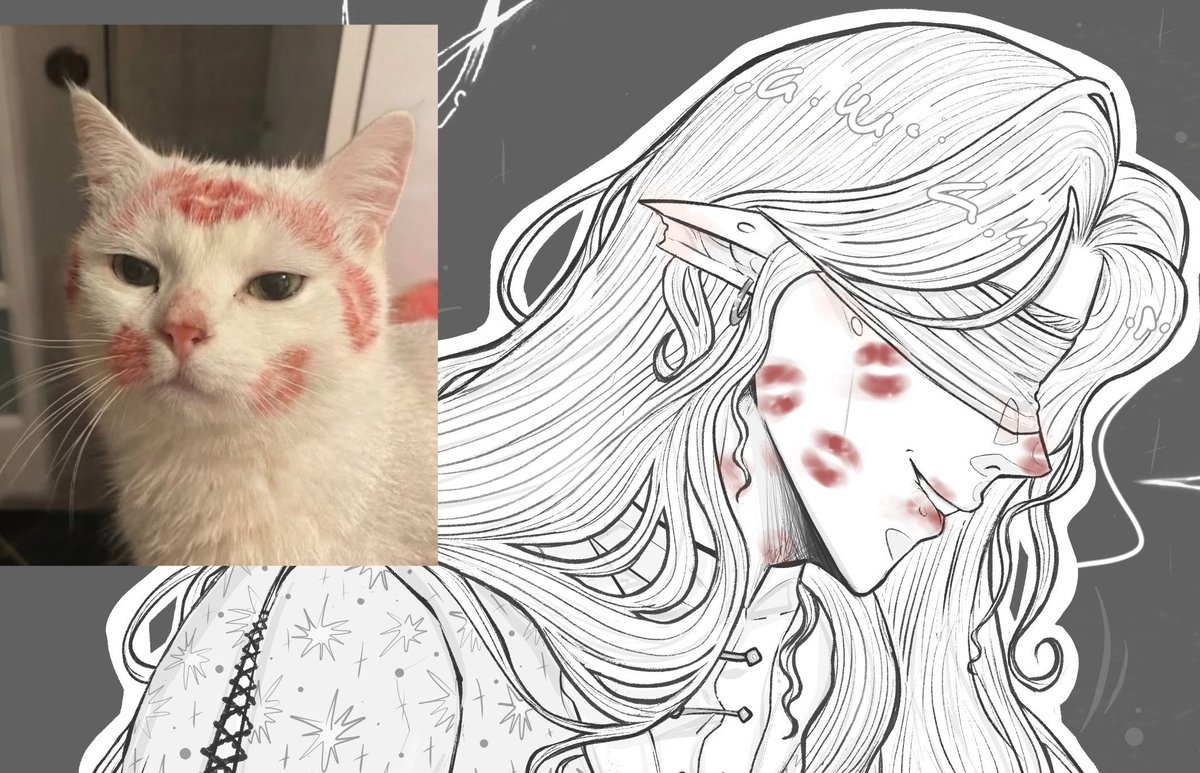 My meaw meaw(*´ω｀*)

#sketch #kittytrend #Adulyarit #oc #elfAU