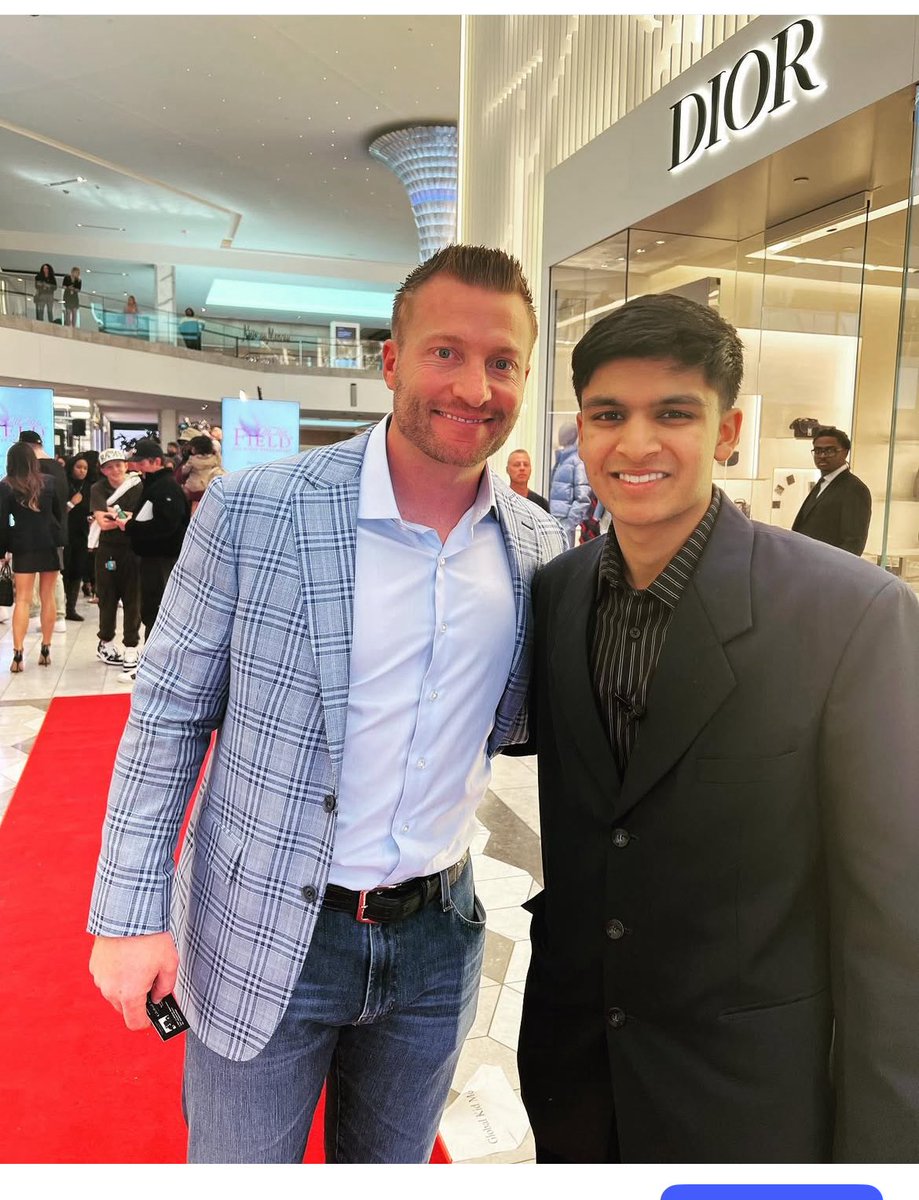NFC Playoffs - Head Coaches:  Chasing another Super Bowl for <a href="/RamsNFL/">Los Angeles Rams</a> Head Coach Sean McVay with #destiny calling?  

Pops was a football captain at this year's CFP champ <a href="/IndianaFootball/">Indiana Football</a> while his #grandfather was an exec at Super Bowl site <a href="/49ers/">San Francisco 49ers</a> 

#superbowl #family #marist