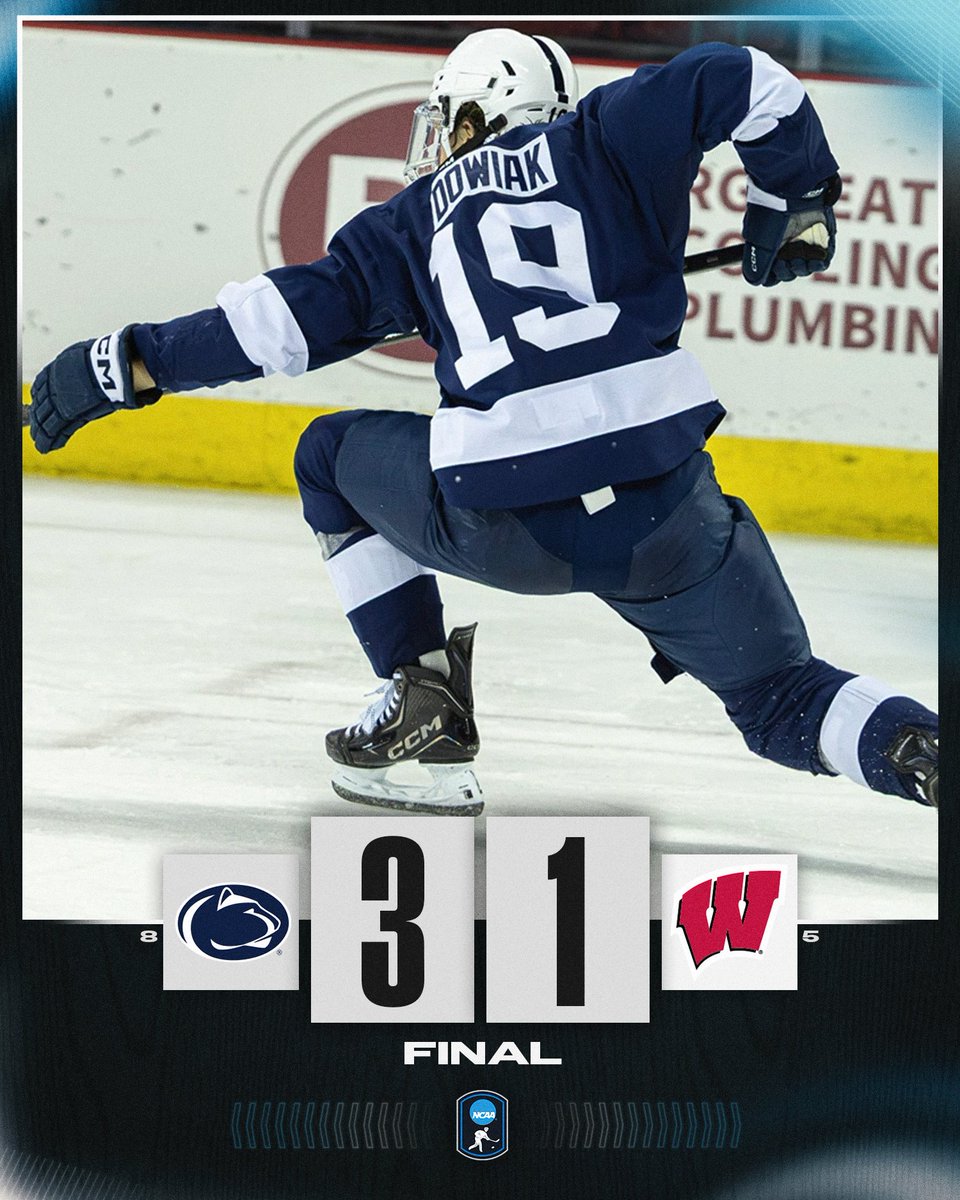 HOCKEY VALLEY IS ROLLING 🚨

No. 8 <a href="/PennStateMHKY/">Penn State Men’s Hockey</a> defeats No. 5 Wisconsin, 3-1!

#NCAAHockey